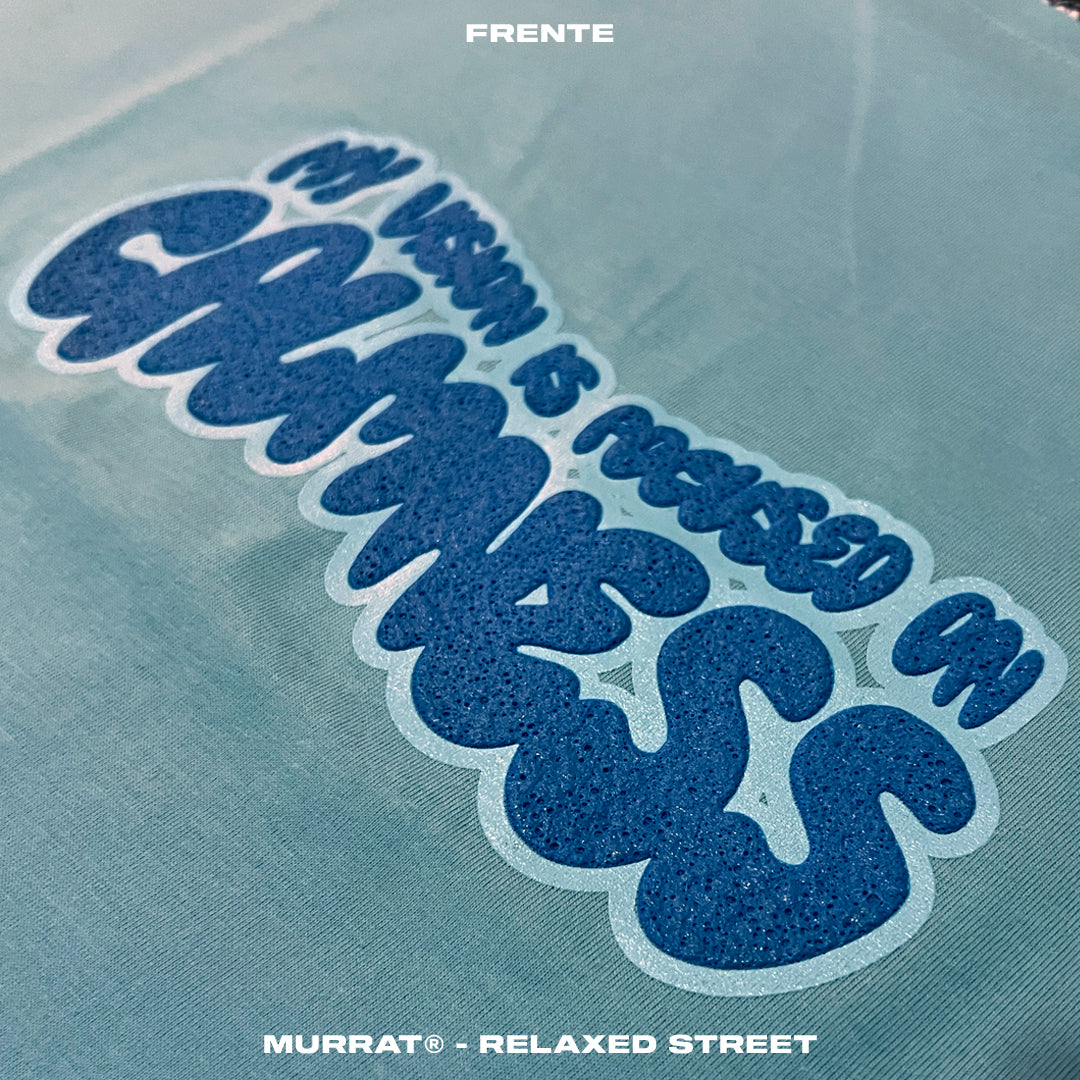 Blusa Box Azul "CALMNESS"