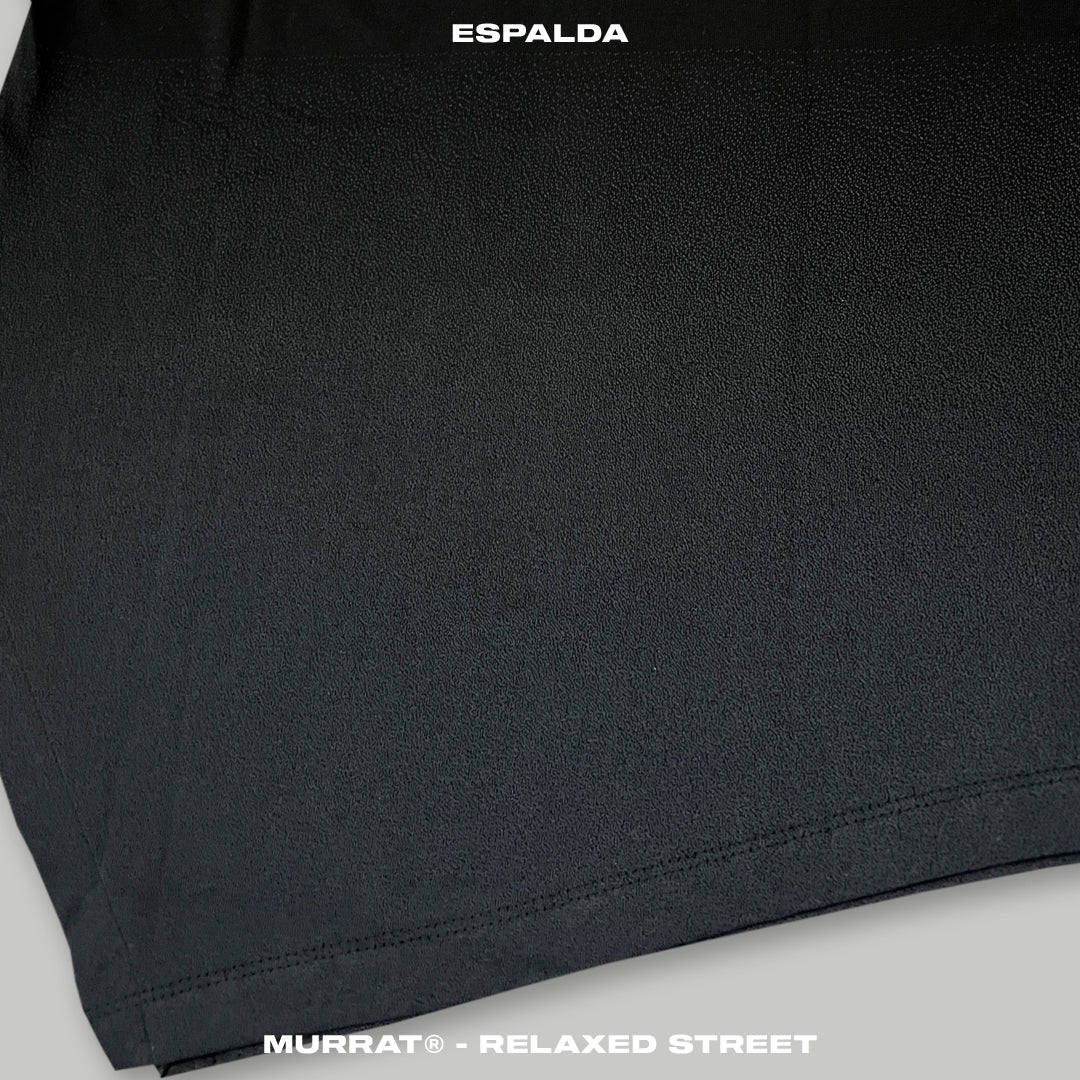 Oversize Negra textura "ONE DAY"