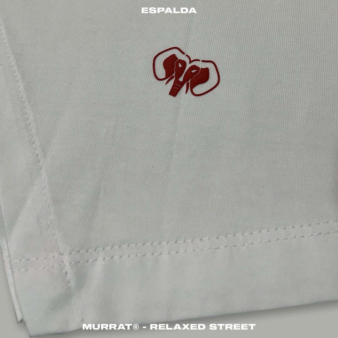 Oversize Blanca "LIVE LIGHT"