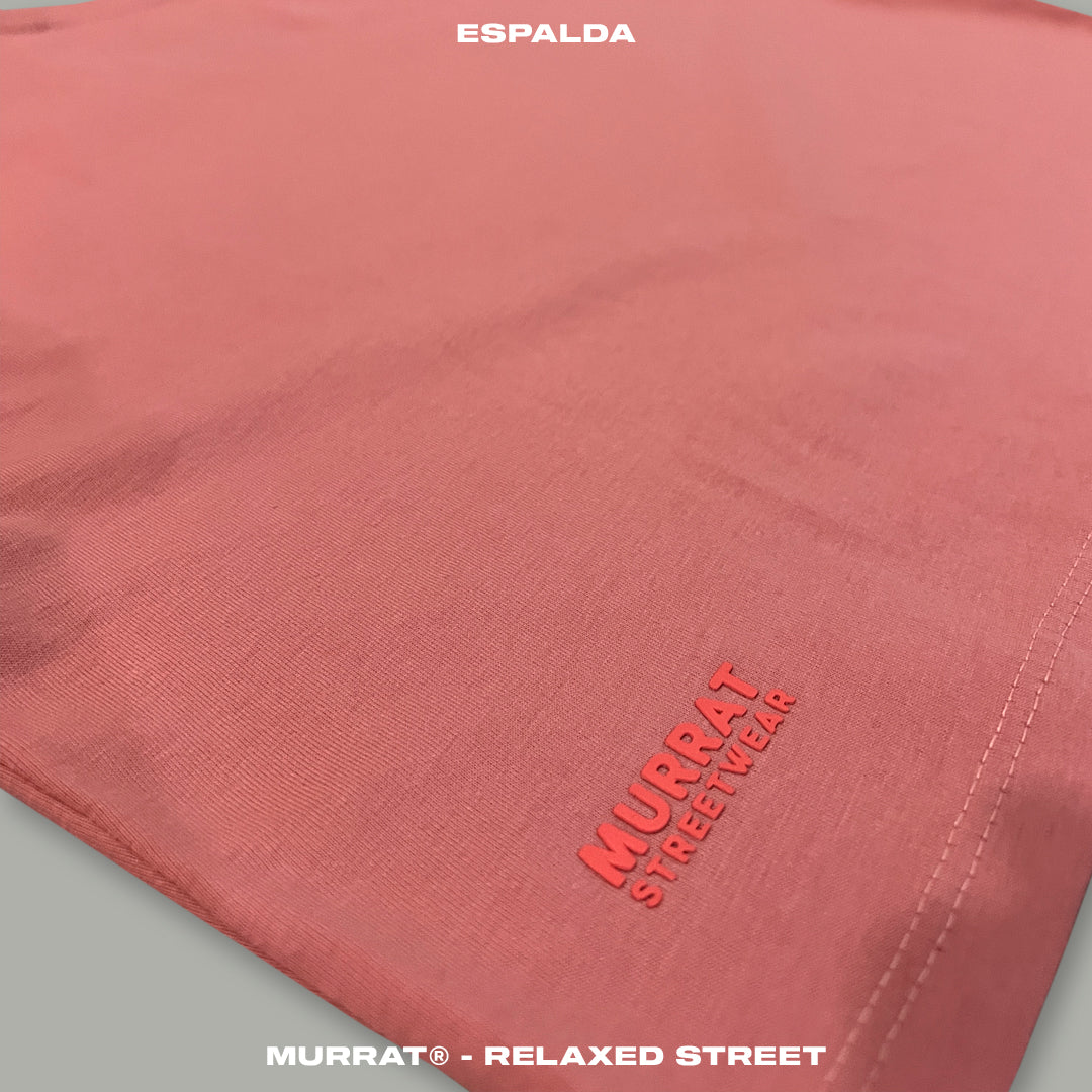 Croptop Coral "MURRAT FLOW"