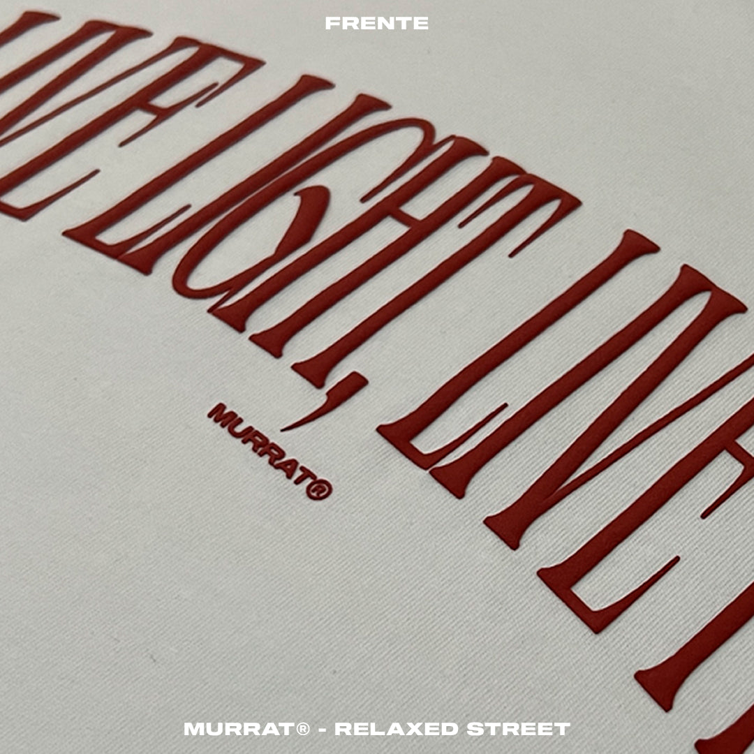 Oversize Blanca "LIVE LIGHT"