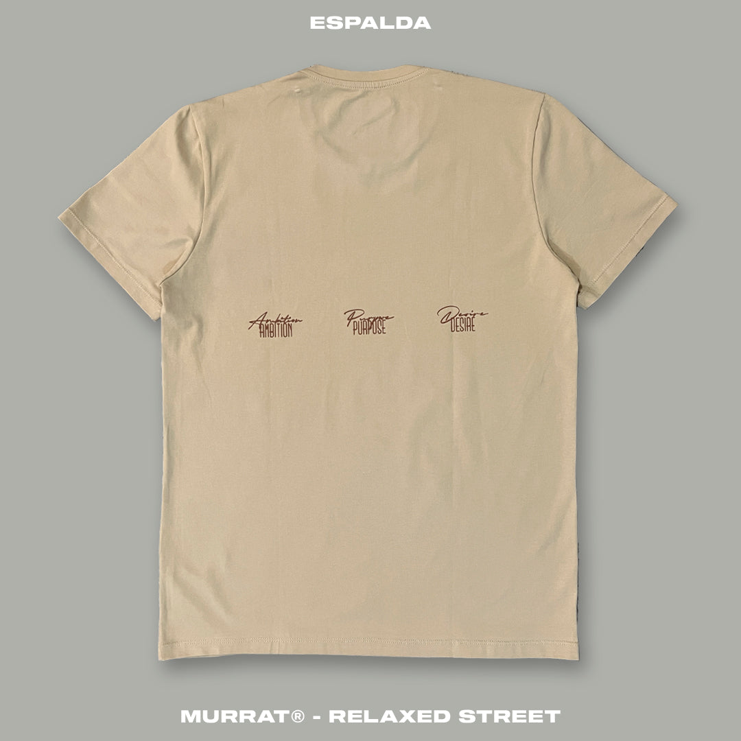 Camiseta Regular Básica Beige "MURRAT"
