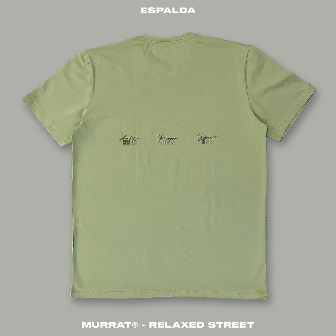 Camiseta Regular Básica Verde "MURRAT"