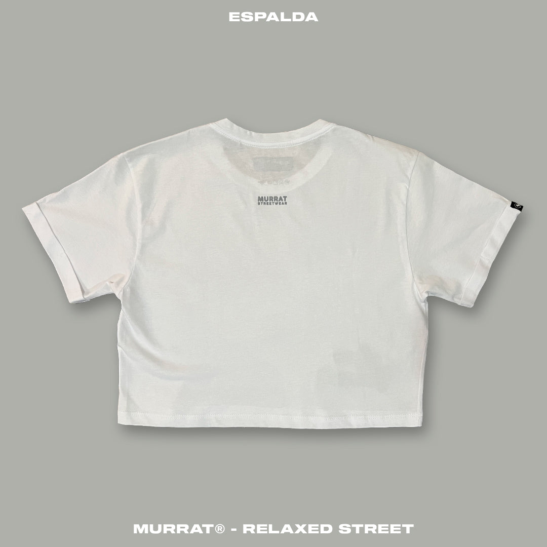 Croptop Blanco "YOURSELF"