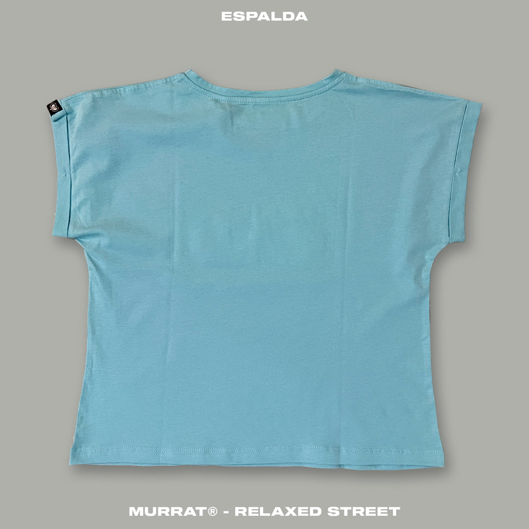 Blusa Box Azul "CALMNESS"