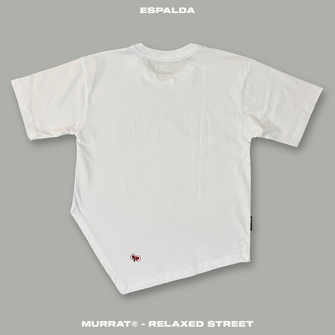 Oversize Blanca "LIVE LIGHT"