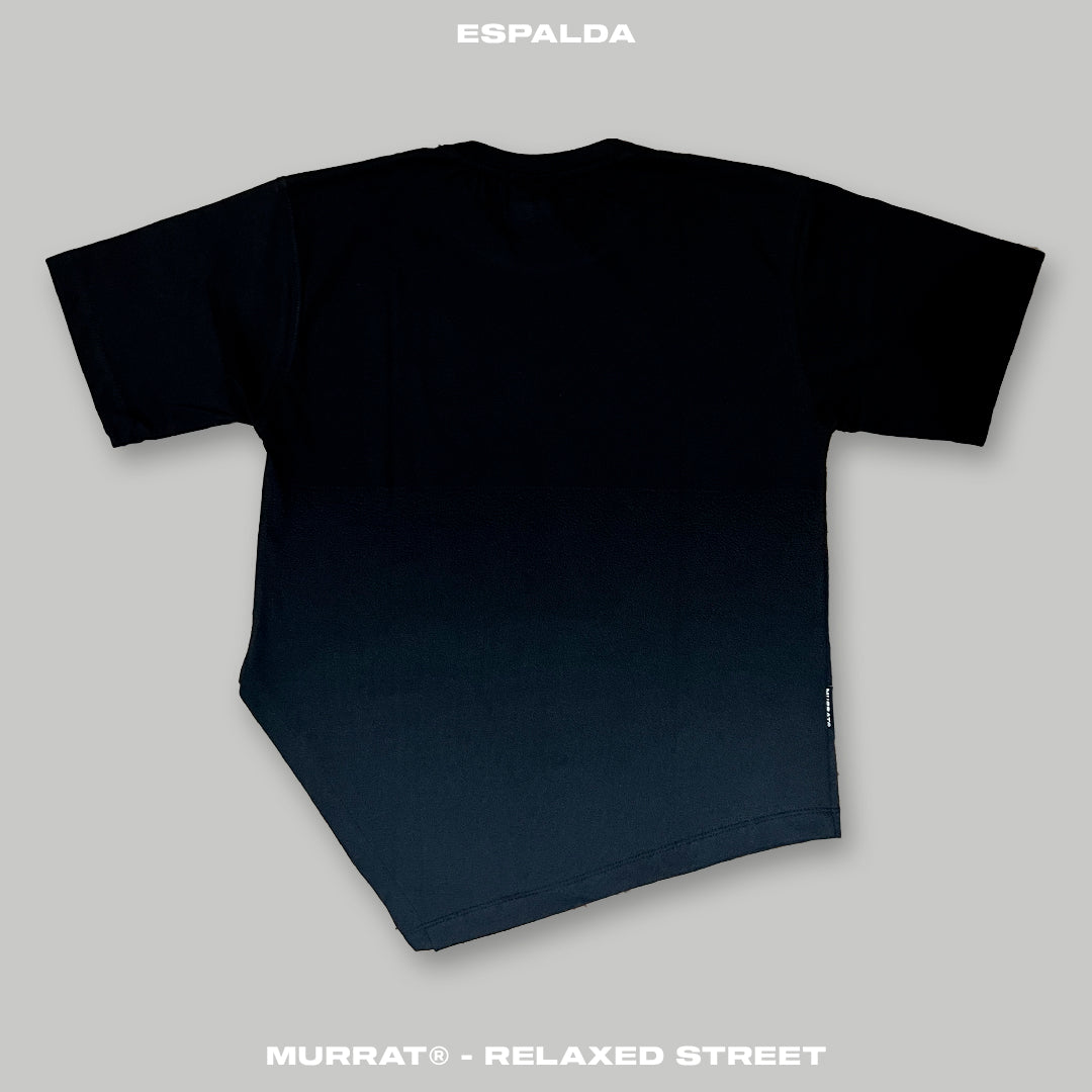 Oversize Negra textura "ONE DAY"