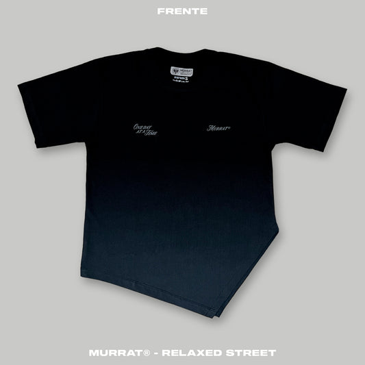 Oversize Negra textura "ONE DAY"