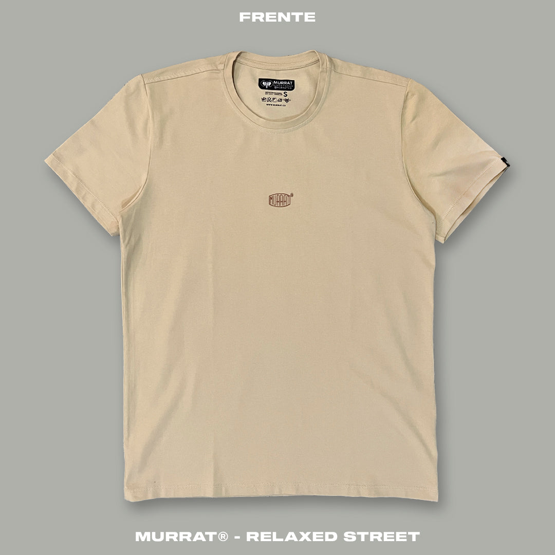Camiseta Regular Básica Beige "MURRAT"