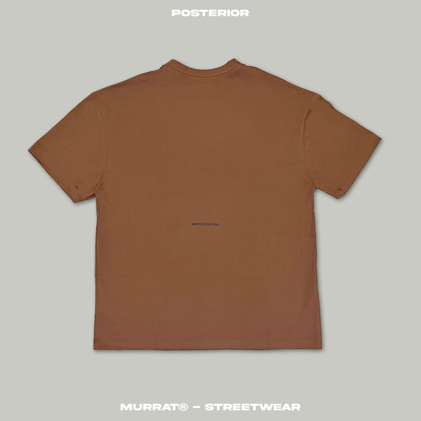 Camiseta Oversize Básica Café